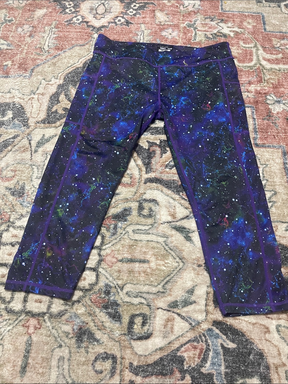 CVG Purple Galaxy Capri Leggings